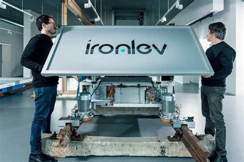 Prototipo del sistema IronLev durante un test