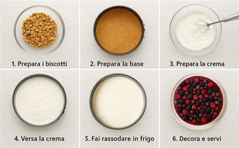 Schema di preparazione della base per cheesecake salata: ingredienti, triturazione, amalgama con burro, compattazione nello stampo.