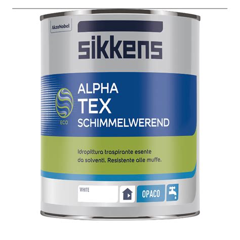 Immagine di una latta di pittura murale Sikkens Tex Plus SF con etichetta che indica 