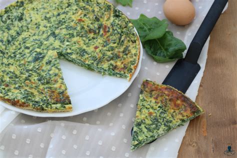 frittata di spinaci al forno in teglia