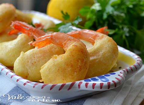 gamberi fritti in pastella con salsa tartara