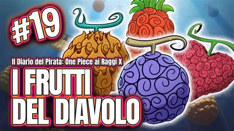 Schema che illustra le diverse tipologie di Frutti del Diavolo e le loro caratteristiche principali.