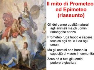 Raffigurazione dei titani Prometeo ed Epimeteo