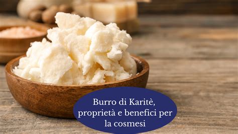 Informativa visiva che illustra i benefici del burro di Karité e dell'olio di cocco sulla pelle dopo l'esposizione solare.