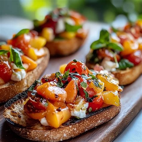 Bruschette dorate e croccanti appena sfornate