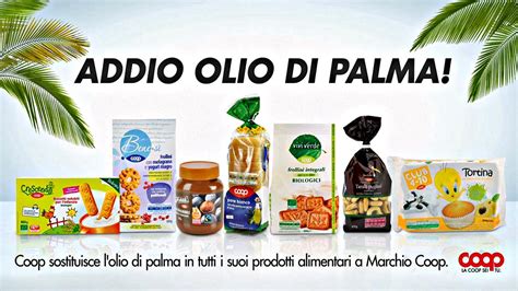 Grafico comparativo sull'uso di olio di palma nei prodotti da forno