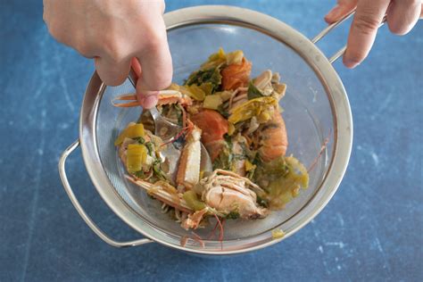 Schema di preparazione del fumetto di crostacei