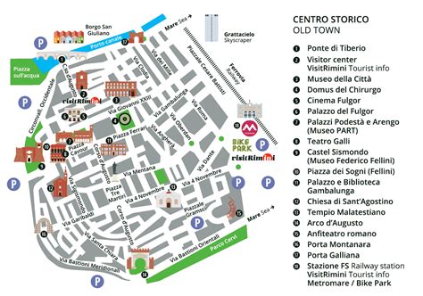 Mappa del centro storico di Riccia con punti di interesse