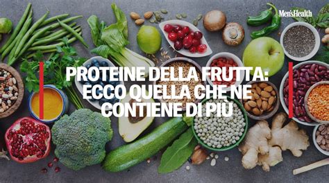 Tabella nutrizionale di verdure ad alto contenuto proteico