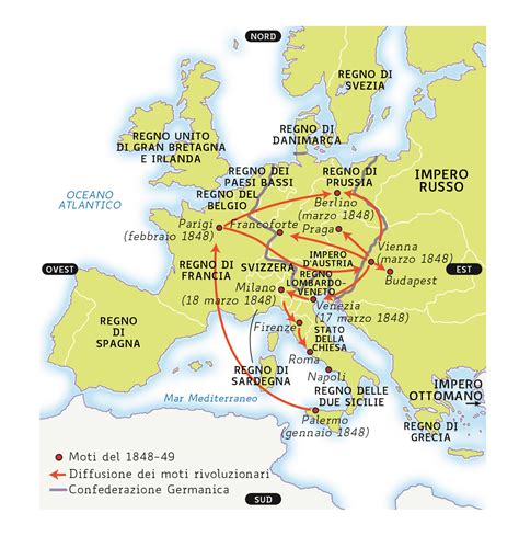 Mappa che illustra la diffusione storica del carciofo in Europa