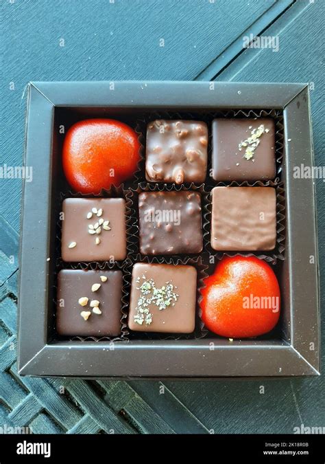 Illustrazione di una varietà di cioccolatini svizzeri fatti a mano