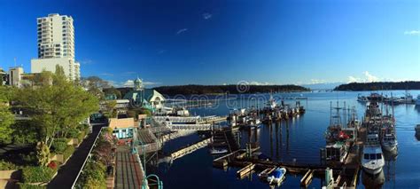 Panoramica della città di Nanaimo, Columbia Britannica, Canada