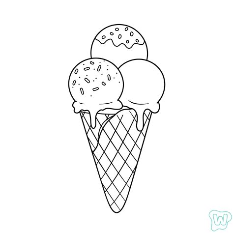 Disegno di una torta gelato a forma di corona con Pavesini e crema
