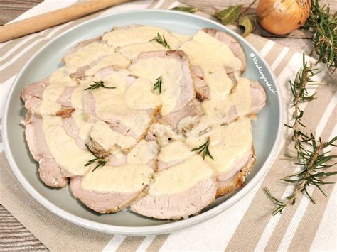 Ingredienti base per un'arista di maiale al latte
