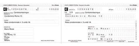 screenshot stilizzato del processo di compilazione di un bollettino online sul sito delle Poste