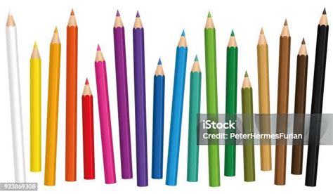 Illustrazione di diverse matite colorate disposte su un foglio bianco, con alcune sfumature e campiture di colore