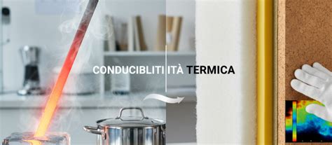 Schema che illustra la conducibilità termica dell'alluminio e l'importanza dello spessore della teglia.