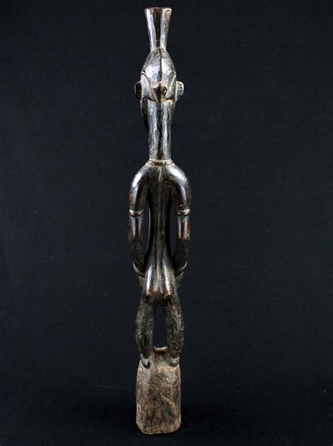 Scultura Senufo Deble maschile con 