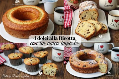 Un assortimento di dolci preparati da un unico impasto base integrale: ciambellone, muffin, plumcake e torta rustica.