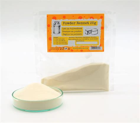 confezione di caglio in polvere per formaggio